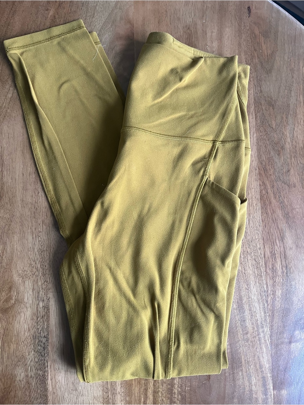 Lululemon Mustard Yellow Align High-Waist Leggings